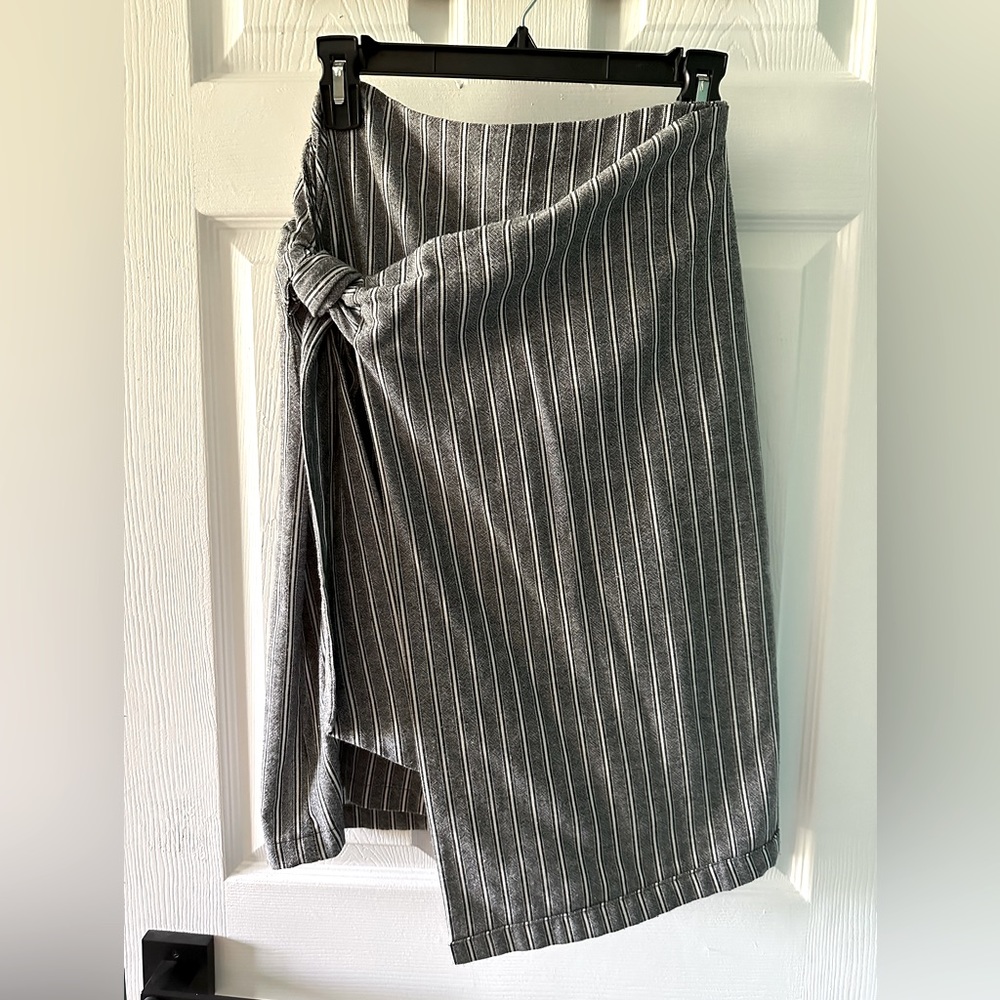 Free People striped midi skirt